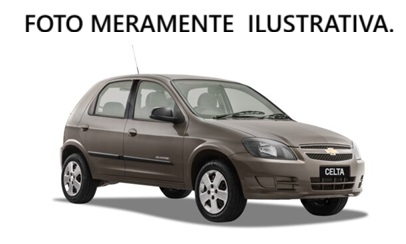 Veículo  GM CELTA 4P LIFE, ano: 2008, cor prata, combustível  Flex. No estado.